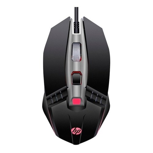 HP M270BK_1 MOUSE OPTICO PARA JUEGOS, 4 LUCES LED, COLOR NEGRO, HP