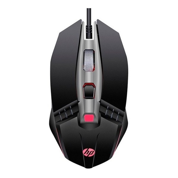 HP M270BK_1 MOUSE OPTICO PARA JUEGOS, 4 LUCES LED, COLOR NEGRO, HP