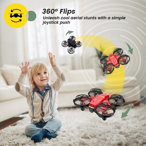 Holy Stone HS420_4 MINI DRON CON CÁMARA HD FPV PARA NIÑOS ADULTOS PRINCIPIANTES, HOLY STONE