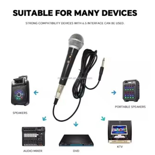 ebasix O3L186_3 MICRÓFONO CON CABLE, EBASIX