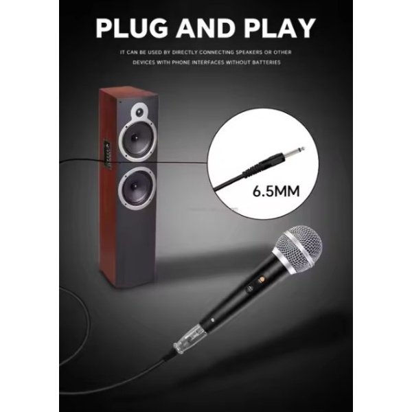 ebasix O3L186_4 MICRÓFONO CON CABLE, EBASIX