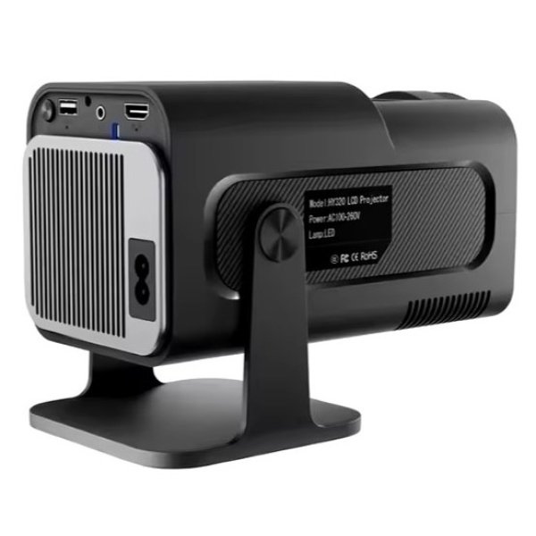 PROYECTOR INTELIGENTE ANDROID, FULL HD, WIFI6, BT, 300 LÚMENES, EBASIX