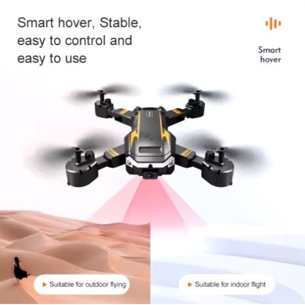 ebasix O5E13113_4 DRON S6 PRO, CÁMARA HD, WIFI, CONTROL POR CELULAR, EBASIX