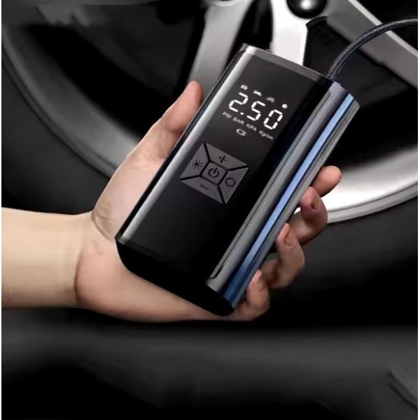 ebasix O5E13119_1 BOMBA DE AIRE PORTÁTIL, PANTALLA LED, EBASIX