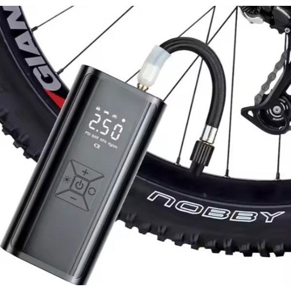 ebasix O5E13119_2 BOMBA DE AIRE PORTÁTIL, PANTALLA LED, EBASIX