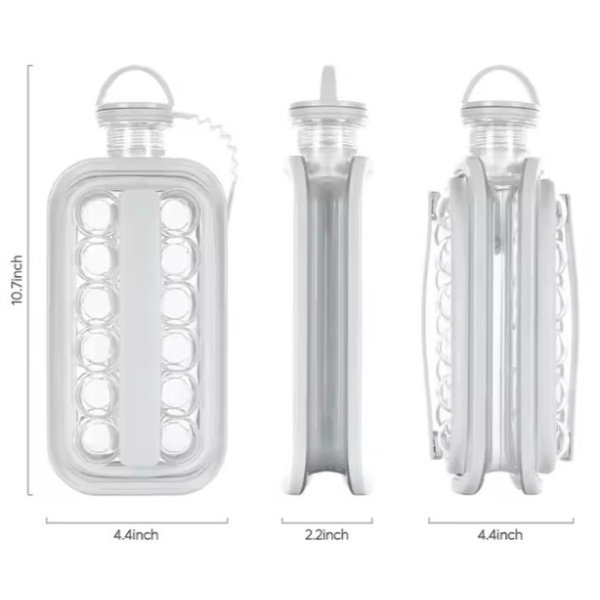 BOTELLA MOLDE PARA HACER HIELO, EBASIX
