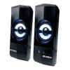 ebasix SP284_1 PARLANTES MULTIMEDIA 6W CON LUZ LED DE COLORES, EBASIX