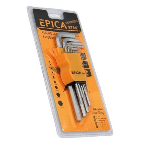 epica EP50011 SET DE LLAVES HEXAGONALES DE 9 PIEZAS, EPICA