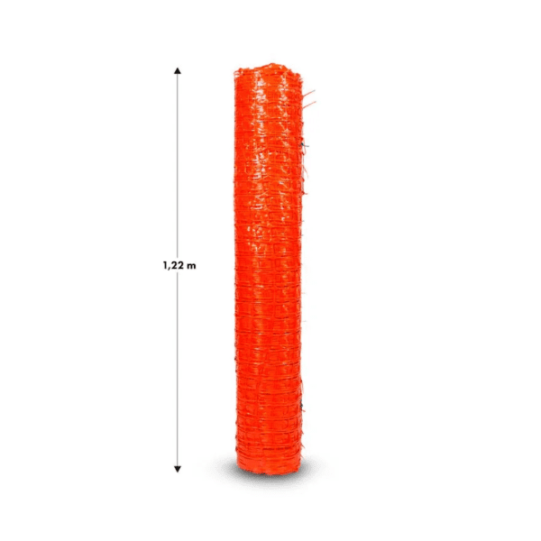 MALLA PLÁSTICA COLOR NARANJA