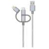 philips DLC4541VV94_1 CABLE 3 EN 1 LIGHTNING, USB C Y MICRO USB, PHILIPS