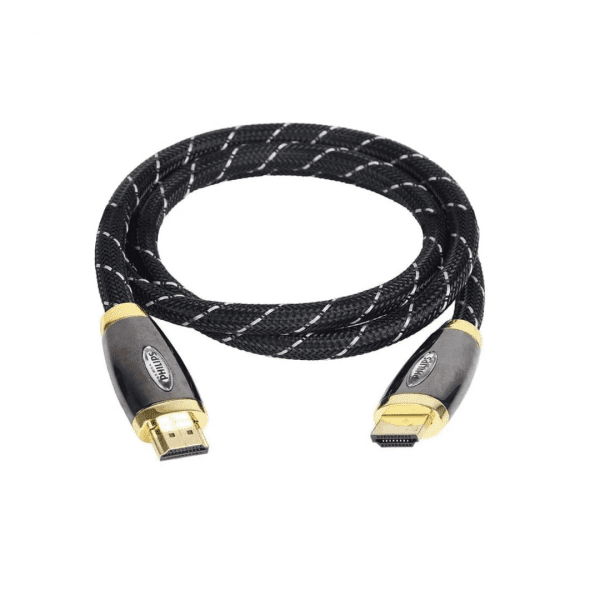 CABLE HDMI, CON CONECTOR CUBIERTO DE ORO DE 24 KILATES, 3 FT, PHILIPS
