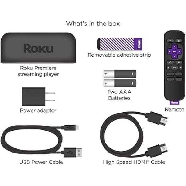 REPRODUCTOR DE STREAMING 4K HDR PREMIERE, ROKU