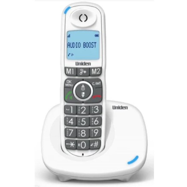 teléfono UNIDEN AT4104WH_1 TELÉFONO INALÁMBRICO 1 BASE, UNIDEN