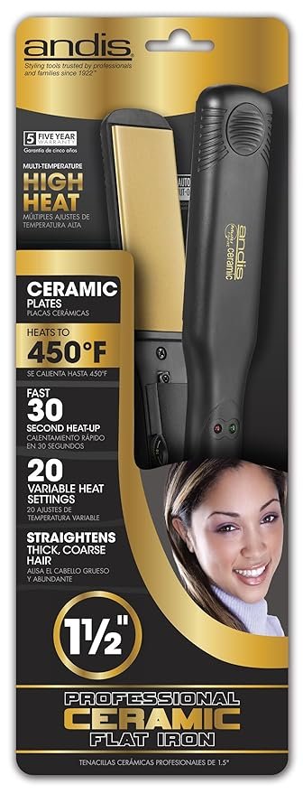 andis AND67770_2 PLANCHA DE CABELLO, ANDIS